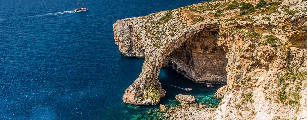 Blue Grotto tekne gezisi