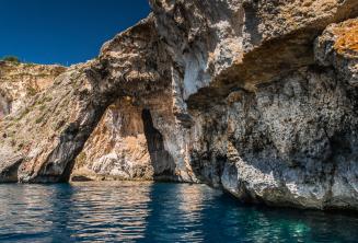 Blue Grotto, Malta'da bir deniz kemeri